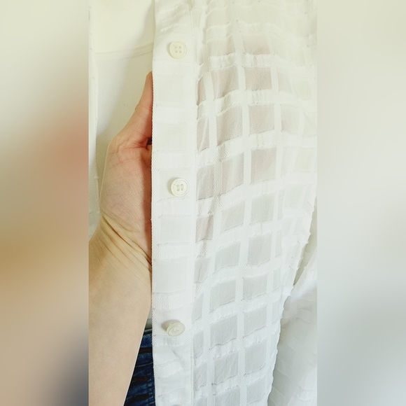 [1X] Lafayette 148 New York Button Down Dress/Duster - Picture 12 of 15